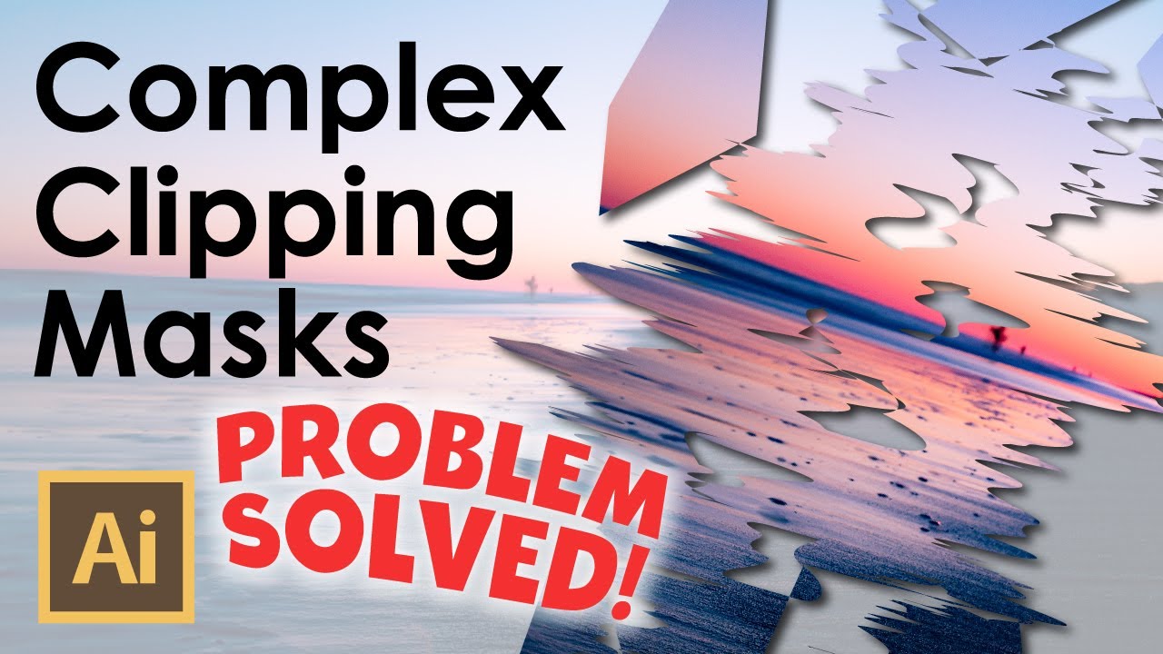 Complex Clipping Mask Error Message - HOW TO FIX CLIPPING MASK ISSUE - Adobe Illustrator Tutorial