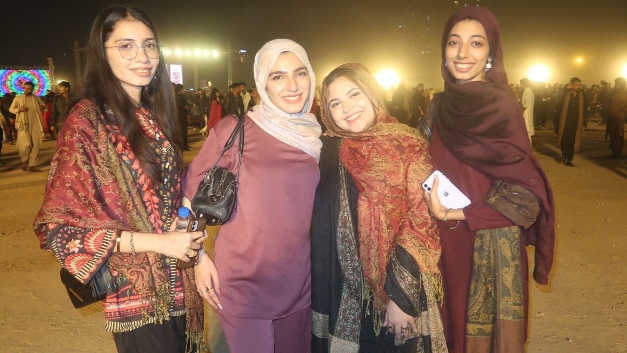 ended the year with a girls qawali night