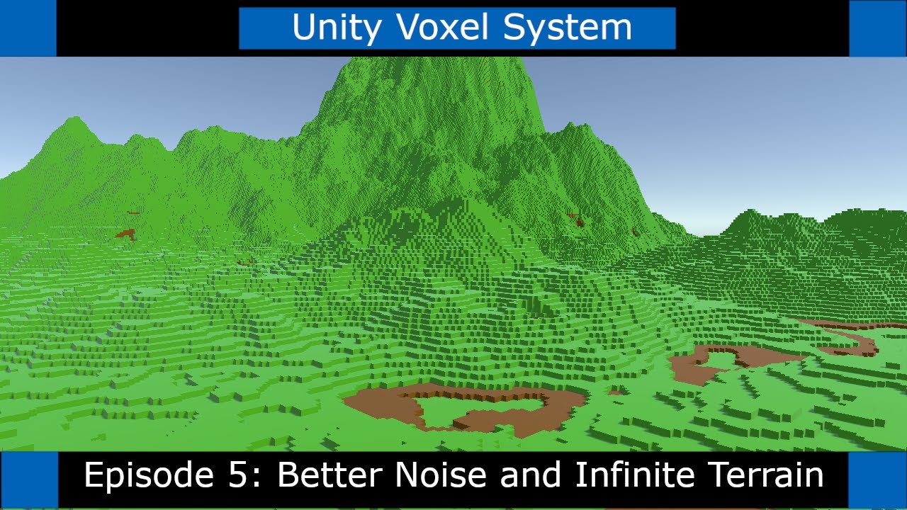 Unity Voxels - Procedural Generation Tutorial - Part 5:  Better Noise And Infinite Terrain