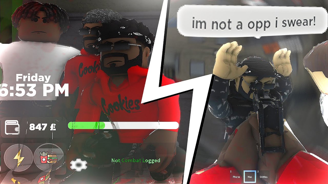 SO MY GANG PULLED UP ON OUR OPPS IN ROBLOX SOUTH LONDON 2