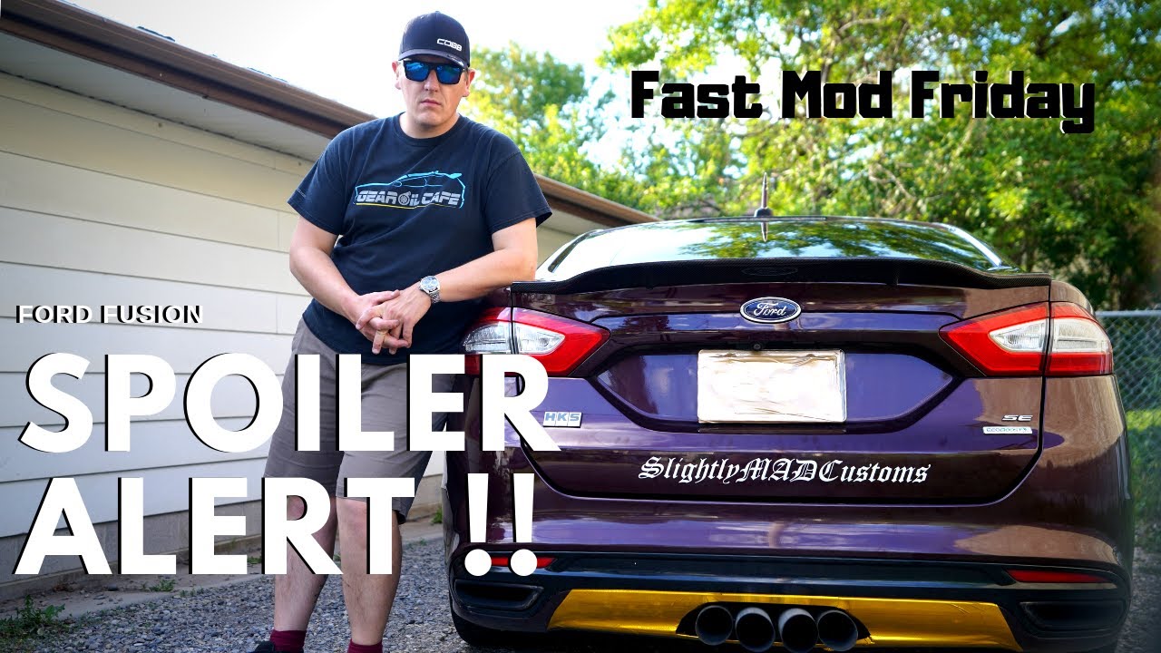 Ford Fusion Spoiler Install - Fast Mod Friday