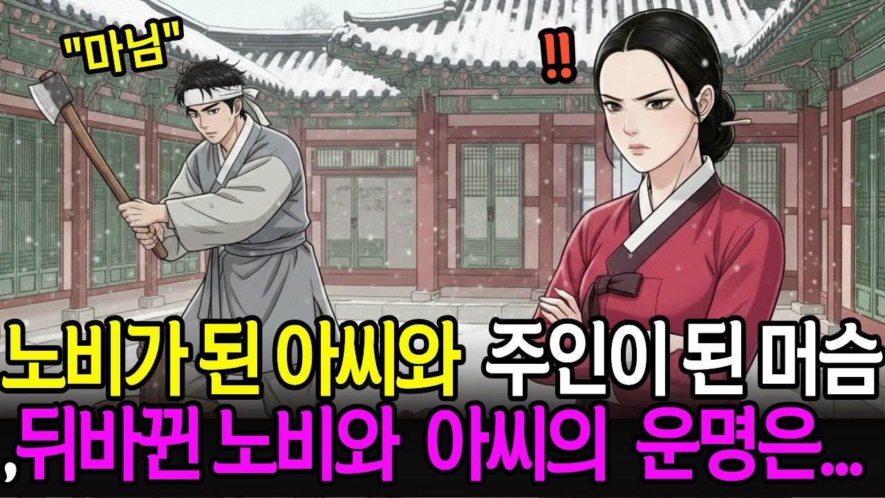 노비가 된 아씨와 주인이 된 머슴, 뒤바뀐 노비와 아씨의 운명은...|야담 |설화 |옛날이야기 |잠잘때듣는이야기 |오디오