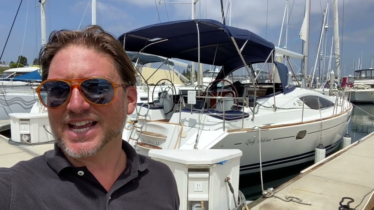 2011 Jeanneau 45 ds Deck Salon Sailboat For Sale Video Walkthrough Review By: Ian Van Tuyl broker