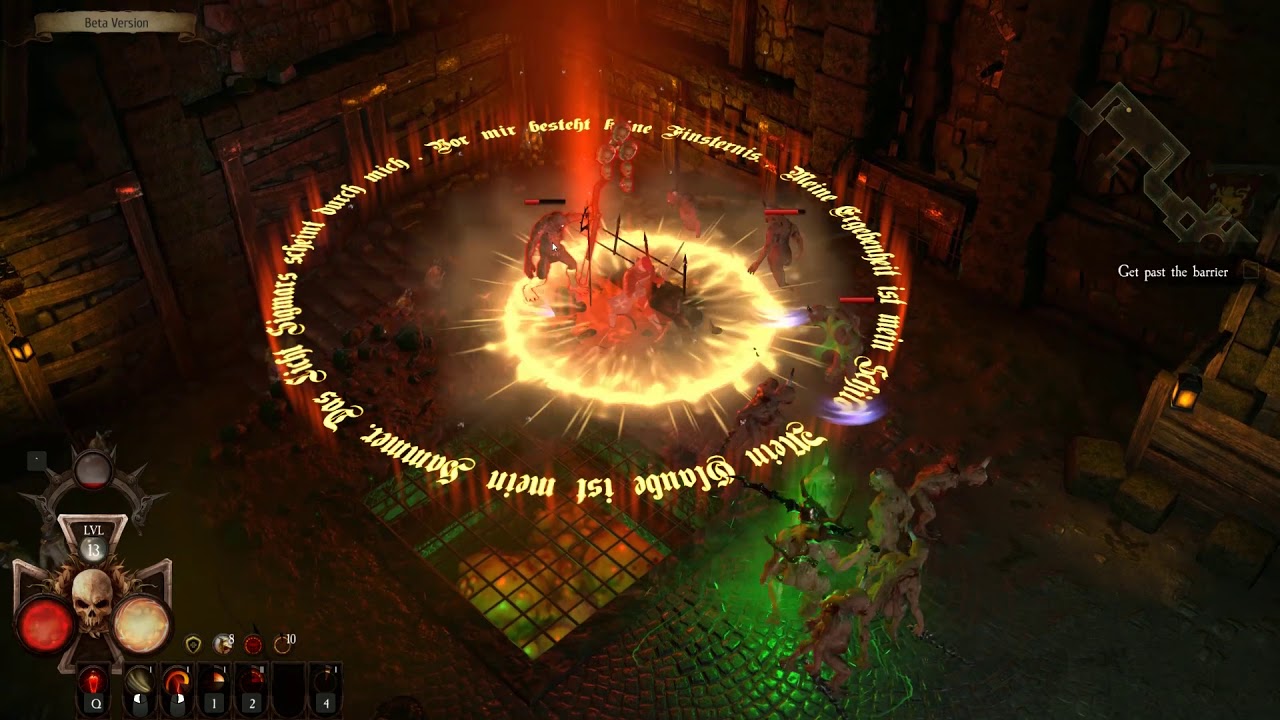Warhammer Chaosbane Imperial Soldier Gameplay (1080P)