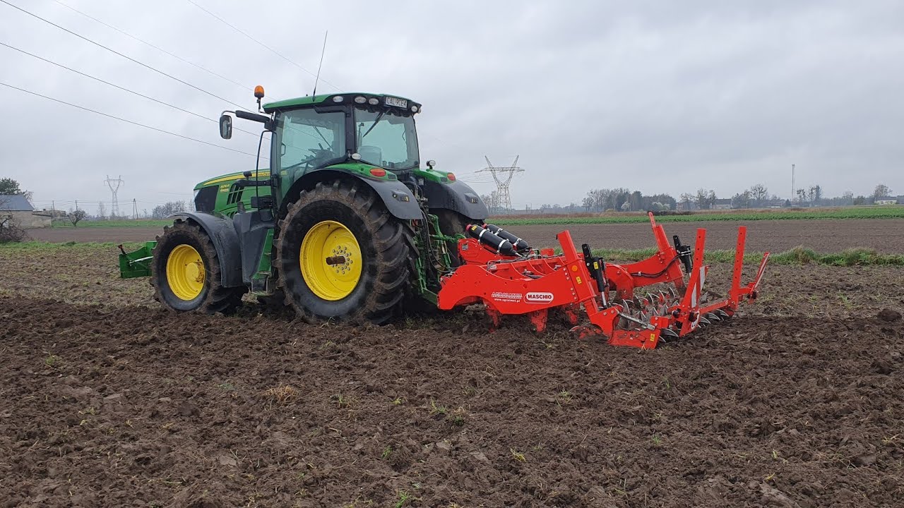John Deere 6210R + Maschio Attila 300/7 Hydro