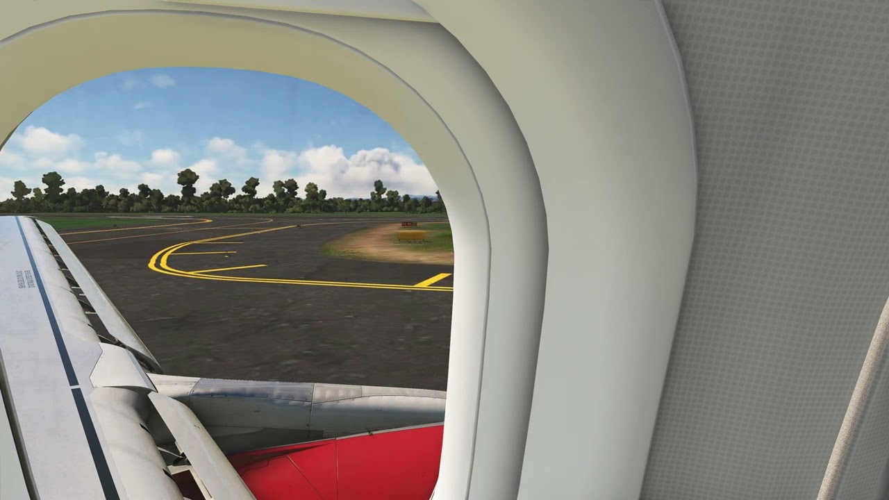 MSFS Wingview Fenix A320 CFM New Update Take Off Makassar Indonesia WAAA 21