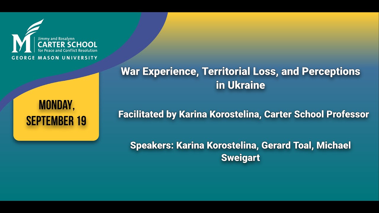 War Experience, Territorial Loss, and Perceptions in Ukraine