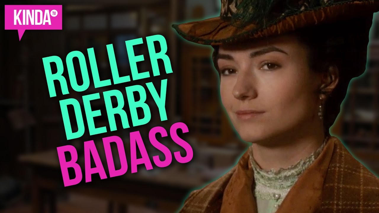 NATASHA ROLLER SKATES ON MURDOCH MYSTERIES! | KindaTV