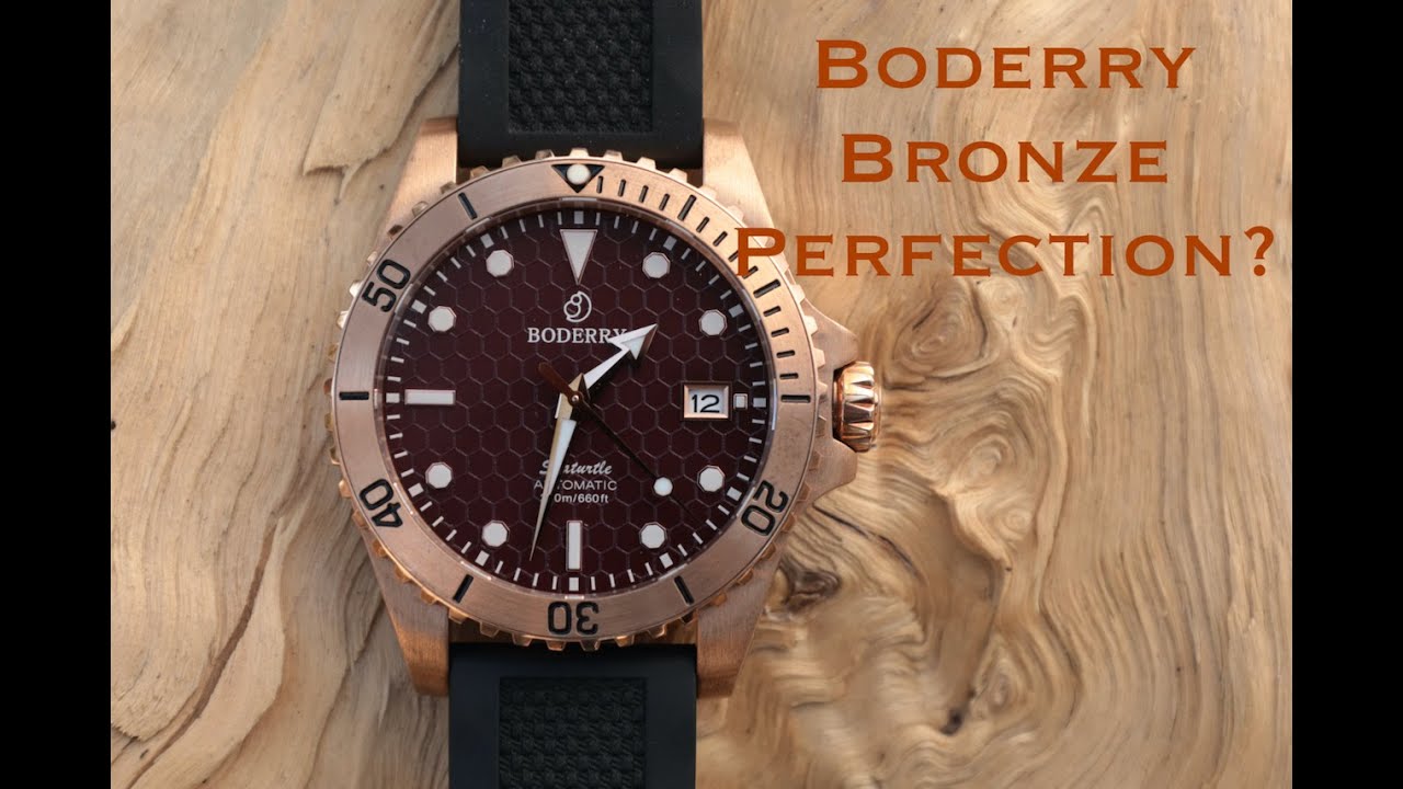 Лучшие бронзовые часы AliExpress? ...Boderry Seaturtle