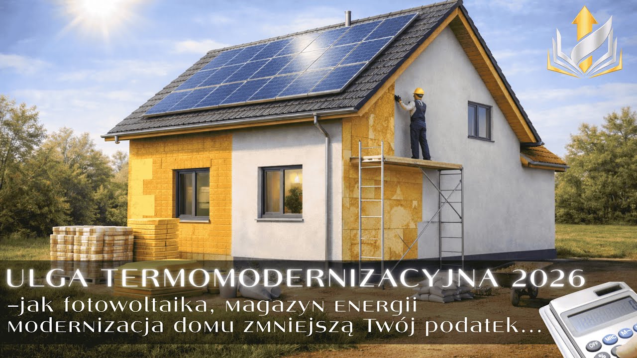 Ulga termomodernizacyjna, jak fotowoltaika, magazyn energii i modernizacja domu zmniejszą Twój PIT