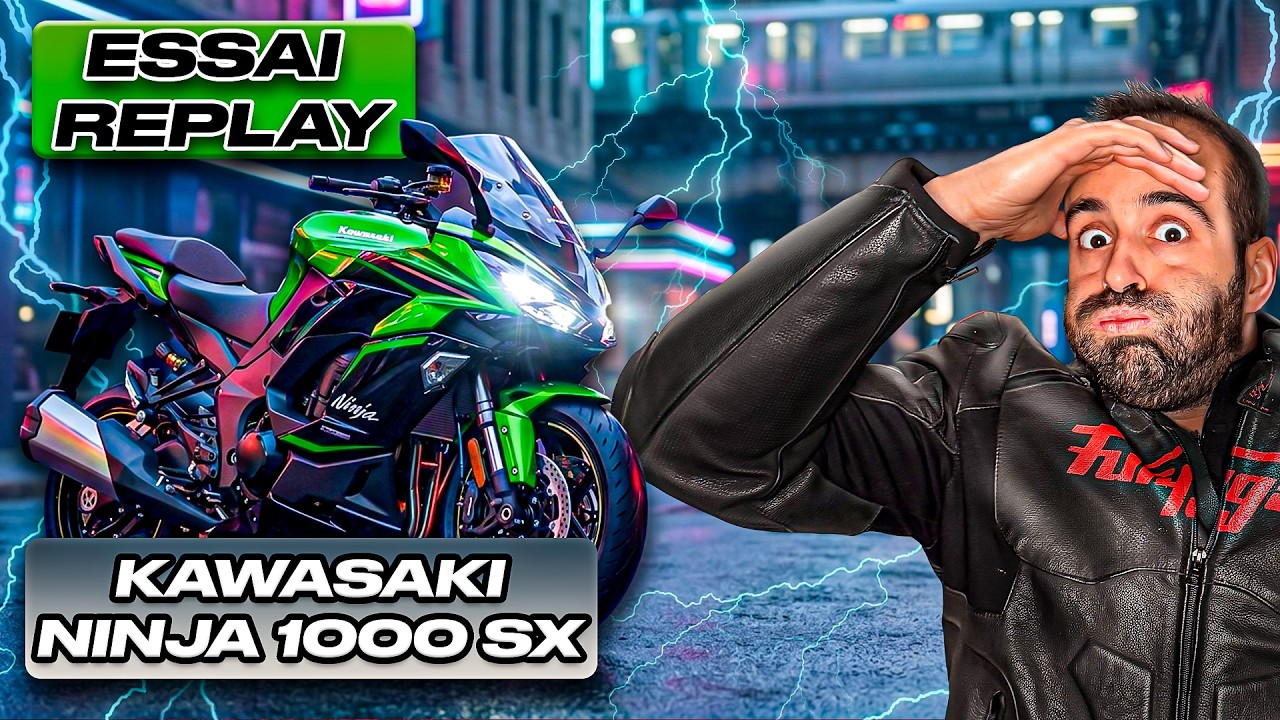 La moto la plus polyvalente de Kawa, belle, rac&eacute;e, rapide (Essai Replay)