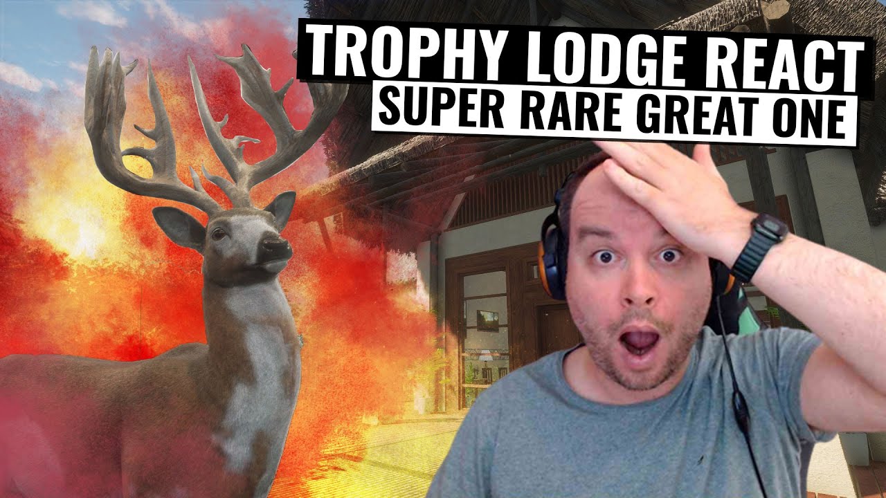 Super Rare Great One, Trophy Lodge React! || theHunter Call of the Wild