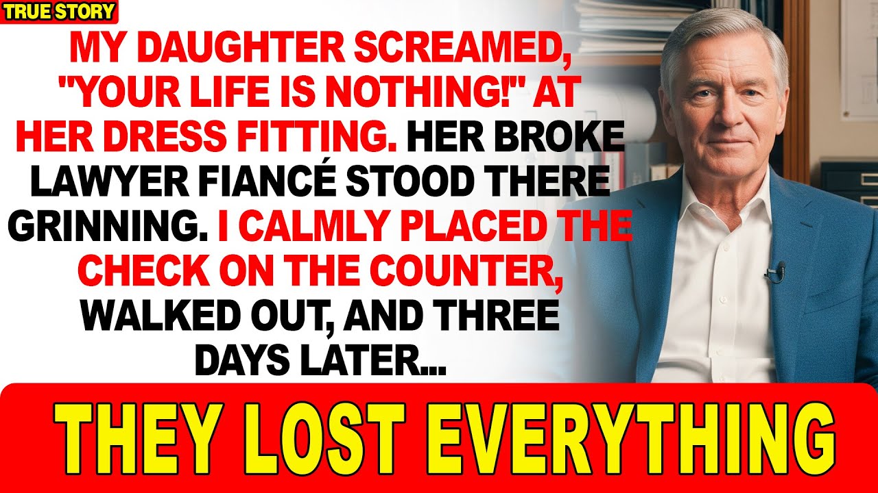 Перед свадьбой моя дочь сказала: «Твоя жизнь — ничто», — а потом я показала ей, что значит «ничто».