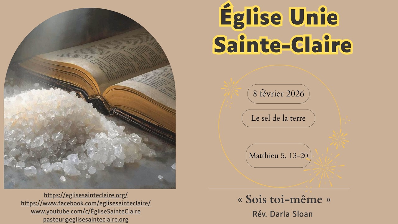 Prédication du 8 février 2026 - Sois toi même