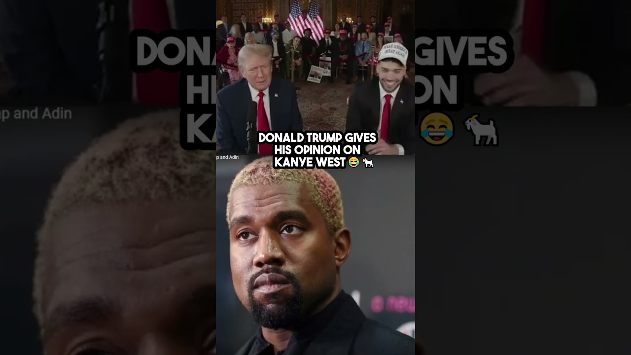 Donald Trump Describes Kanye West 😂🐐 🟩kick.com/AdinRoss🟩