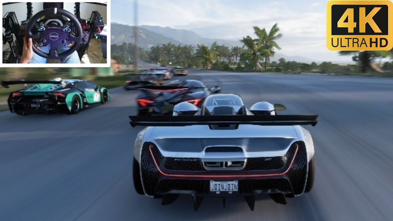 Gila Nih Supercar‼️ Serasa Naik Jet Tempur - Moza Steering Wheel Gameplay