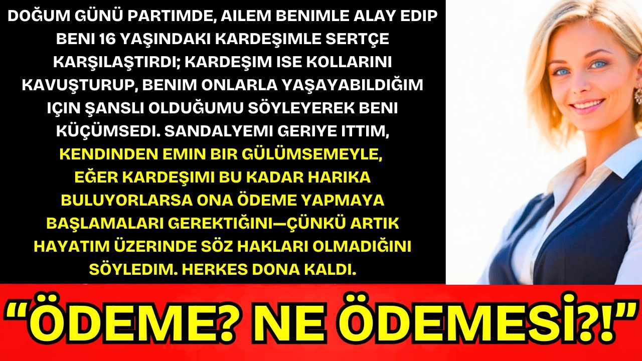 Doğum Günümde Ailem Beni Küçümsedi—“Kız Kardeşin Gibi Değilsin.” Gülümsedim
