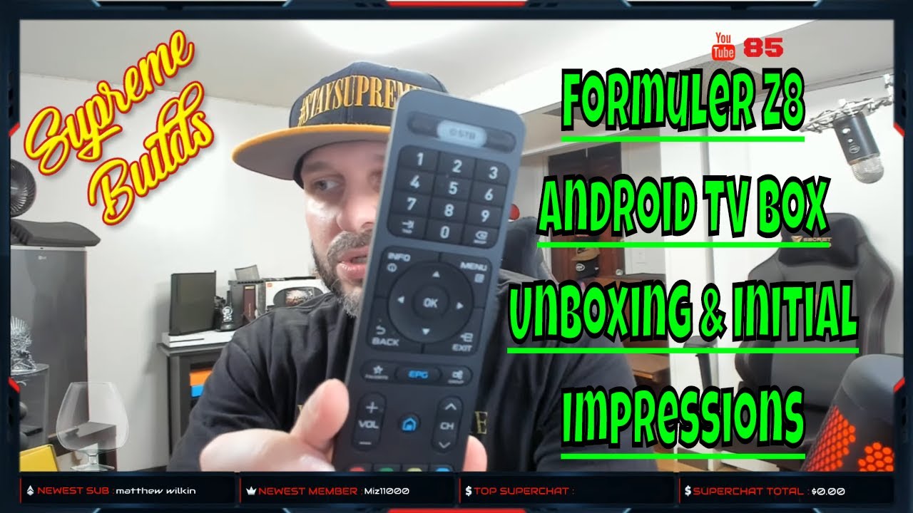 Formuler Z8 Android TV Box Unboxing & Initial Impressions Live + Q&A - SB Live #59