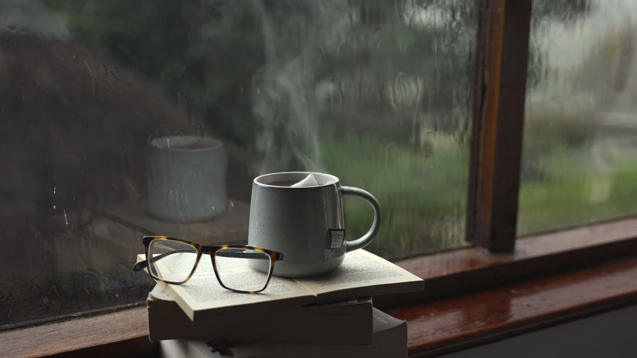 Relaxing 1 Hour Rain on window sounds 4K