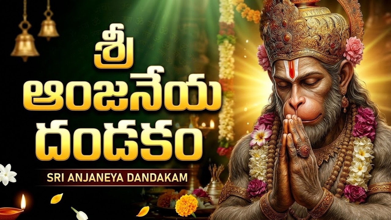 Anjaneya Dandakam In Telugu | శ్రీ ఆంజనేయ దండకం | Sri Hanuman Dandakam |  | Bhakti Patalu
