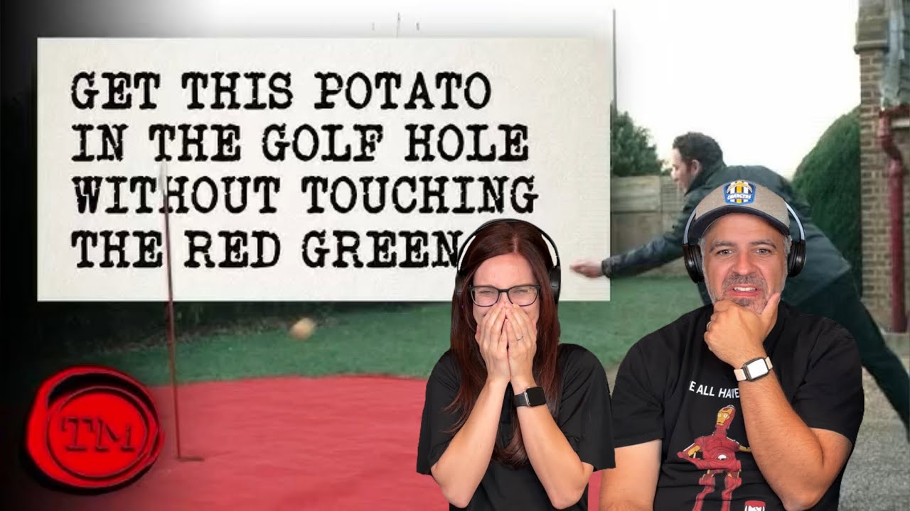 Taskmaster - Get This Potato in This Golf Hole Without Touching the Green REACTION