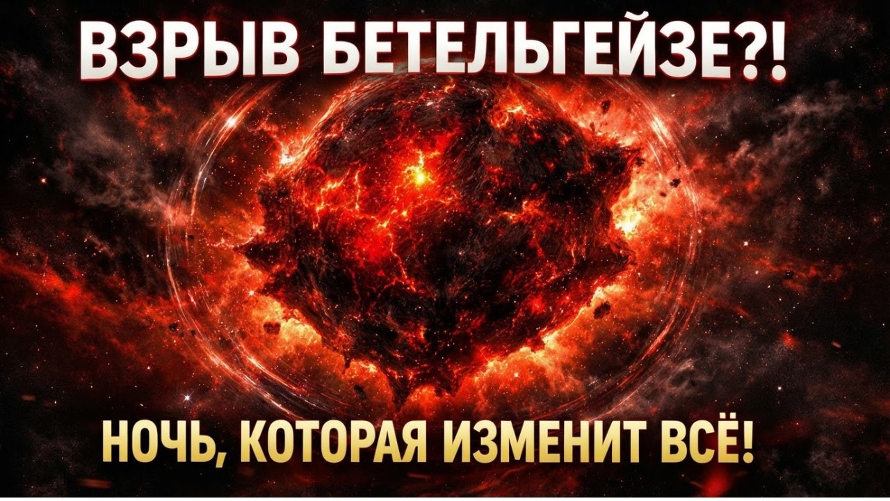 Когда взорвётся Бетельгейзе? Ночь, которая изменит человечество