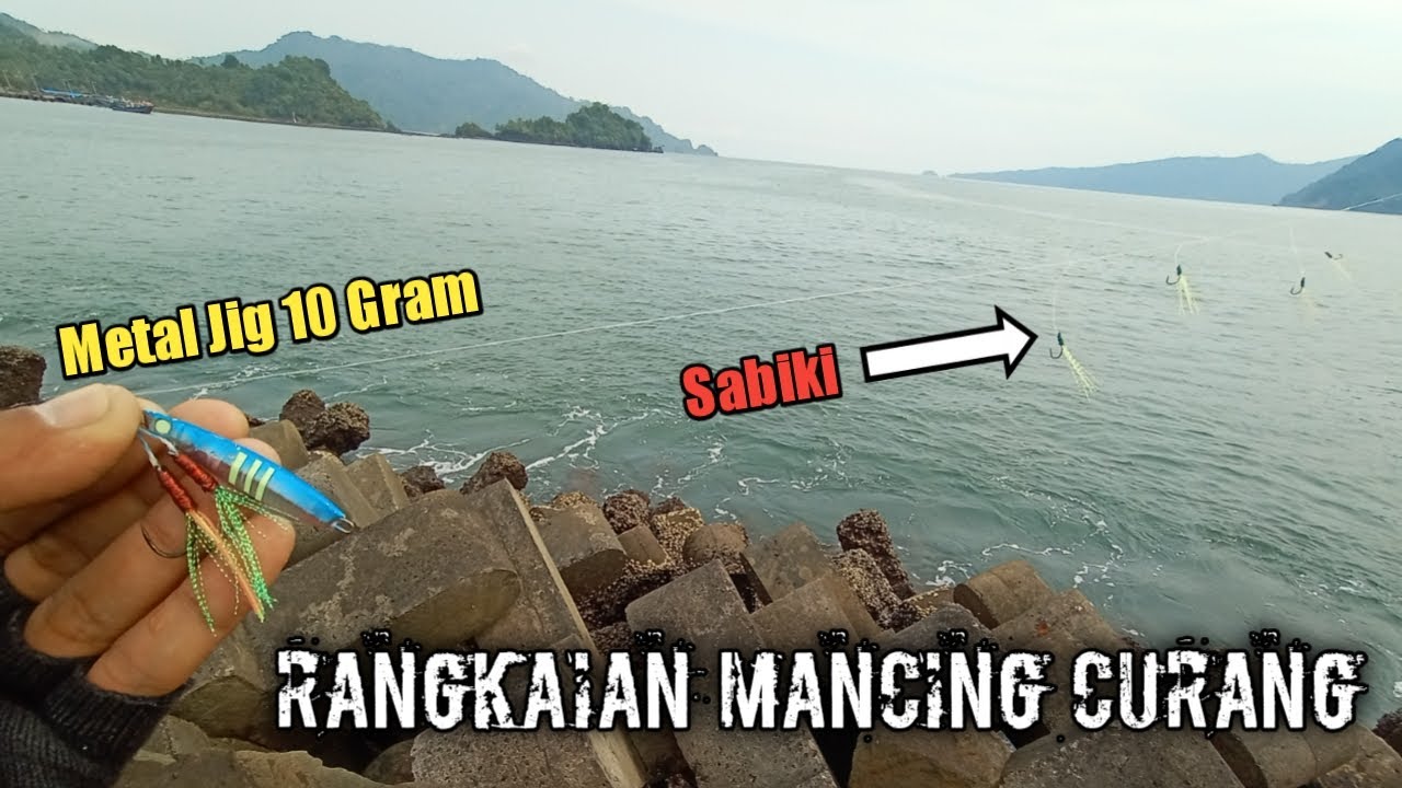 Mancing Sabiki Pakai Pemberat Metal Jig 10 Gram Di Spot Pinggiran | Ini Namanya Mancing Curang !!!