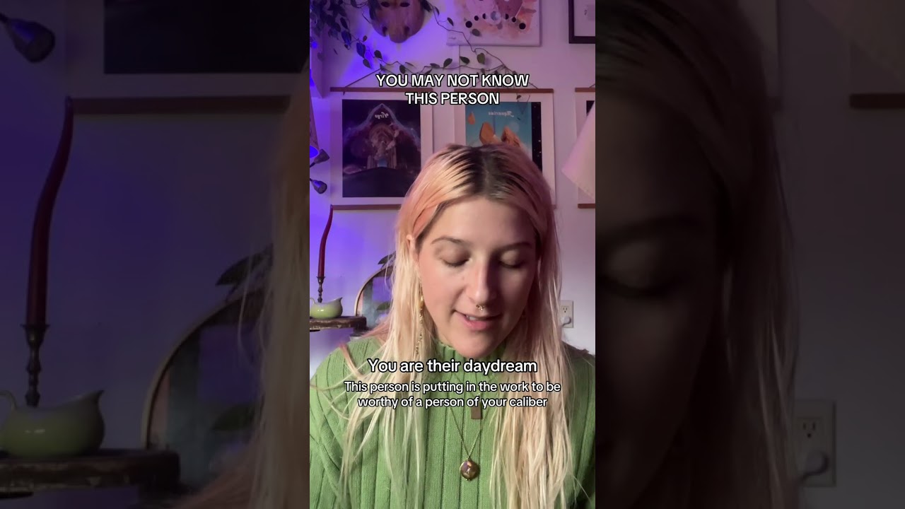 A message from someone you’ve never met…