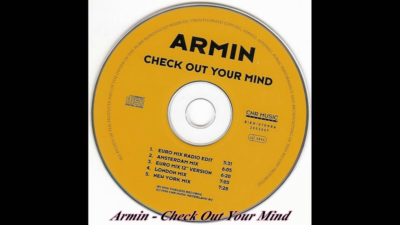 Armin - Check Out Your Mind (Euro Mix)