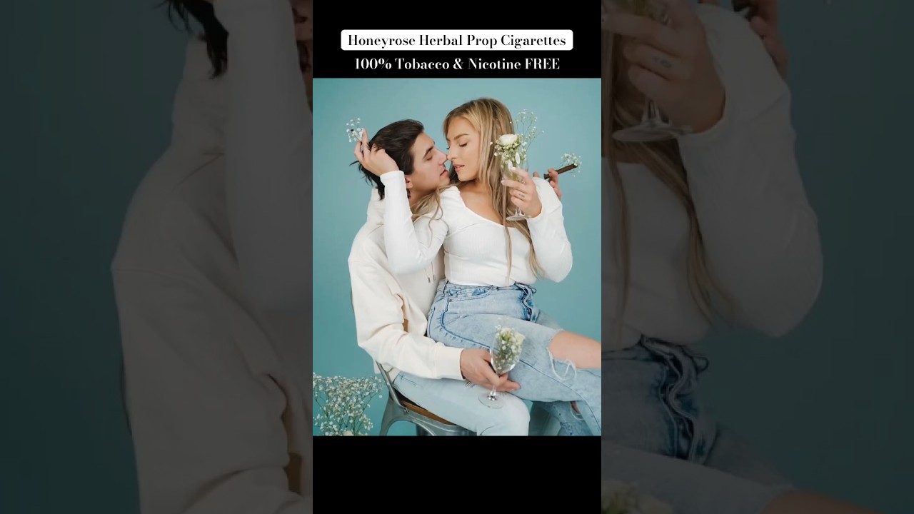 Epic Floral Photoshoot With Honeyrose Herbal Prop Cigarettes!!! Stay Nicotine & Tobacco FREE 