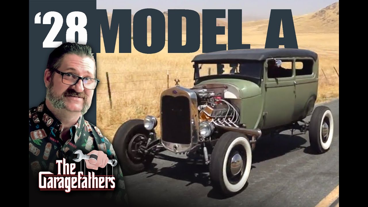 1928 Ford Hot Rod 2D Sedan is a handful. Will that frame hold a big block? #hotrod #traditional