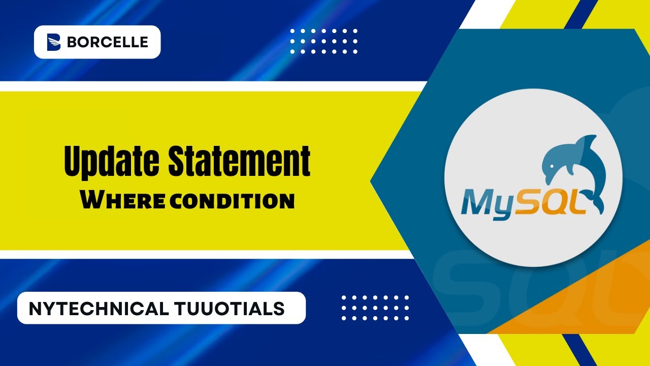 How to Update column statement With Where Condition || Learn Update column || NY Technical Tutorial