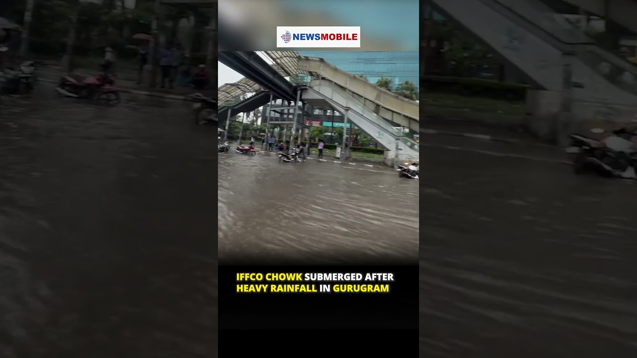 IFFCO Chowk Submerged After Heavy Rainfall in Gurugram