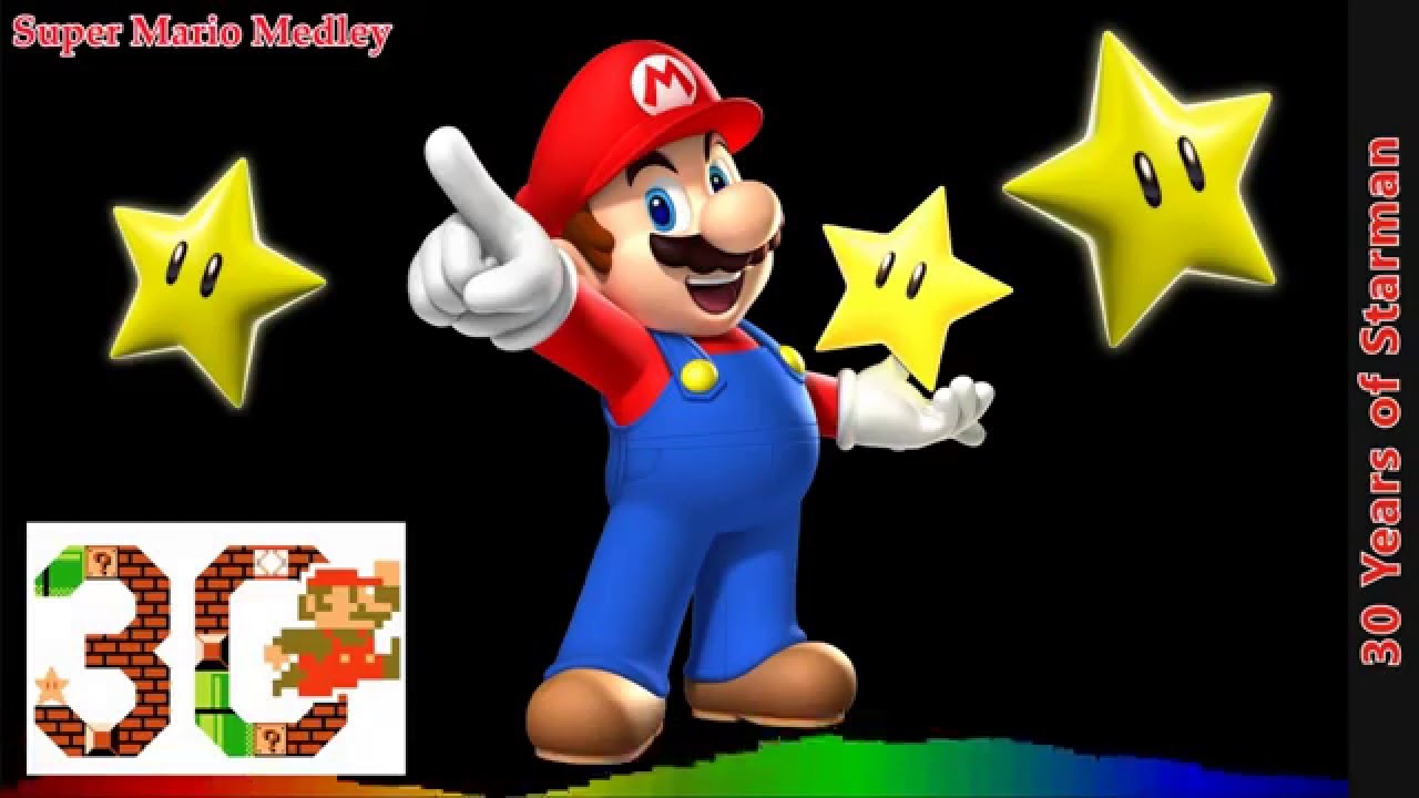 Super Mario Remix - 30 Years of Starman [Super Mario Medley]