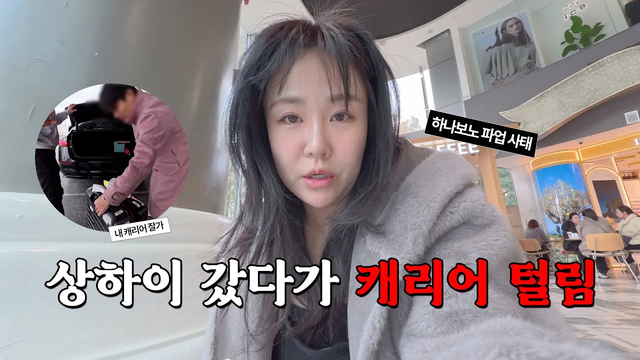 상하이 가서 택시기사한테 캐리어 털림上海でタクシー乗ったら 運転手にキャリーケース盗まれた