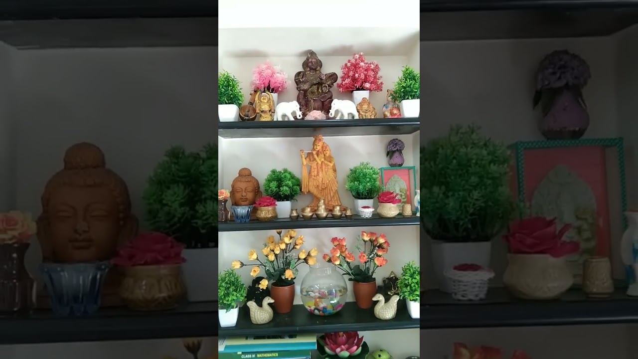 Living Room Shelf Decoration#homedecoration