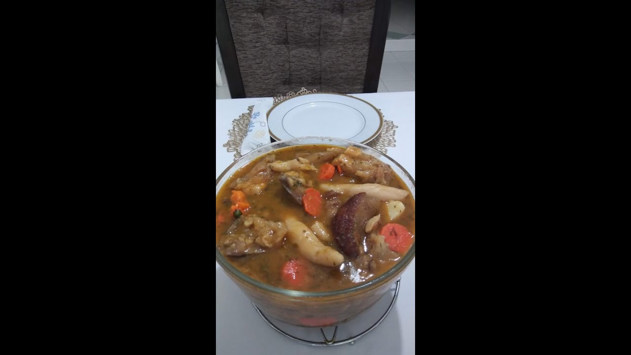Recette Bouillon Pied Boeuf(Bouyon Pye Bèf).