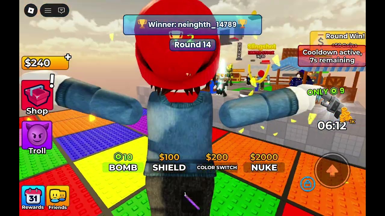 Playing color pick