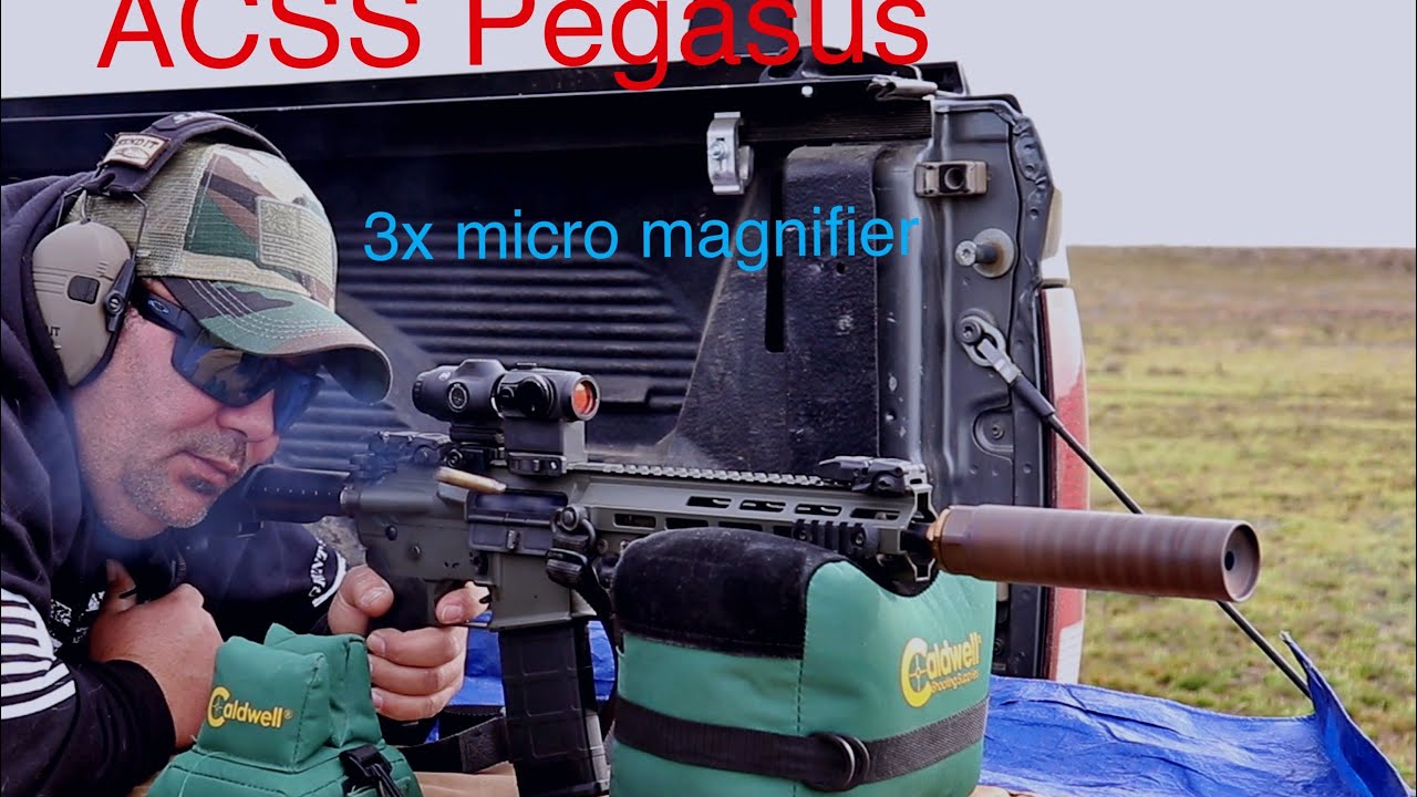 New Primary Arms￼ SLX 3x micro Magnifier with the ACSS Pegasus redical