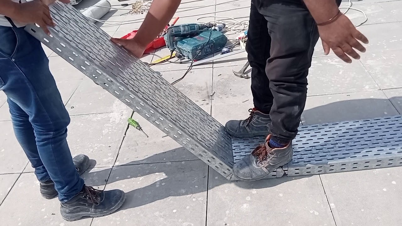 cable tray ofset(130 mm) how to make 300 mm cable tray's make ofset 130 mm elec cable tray work