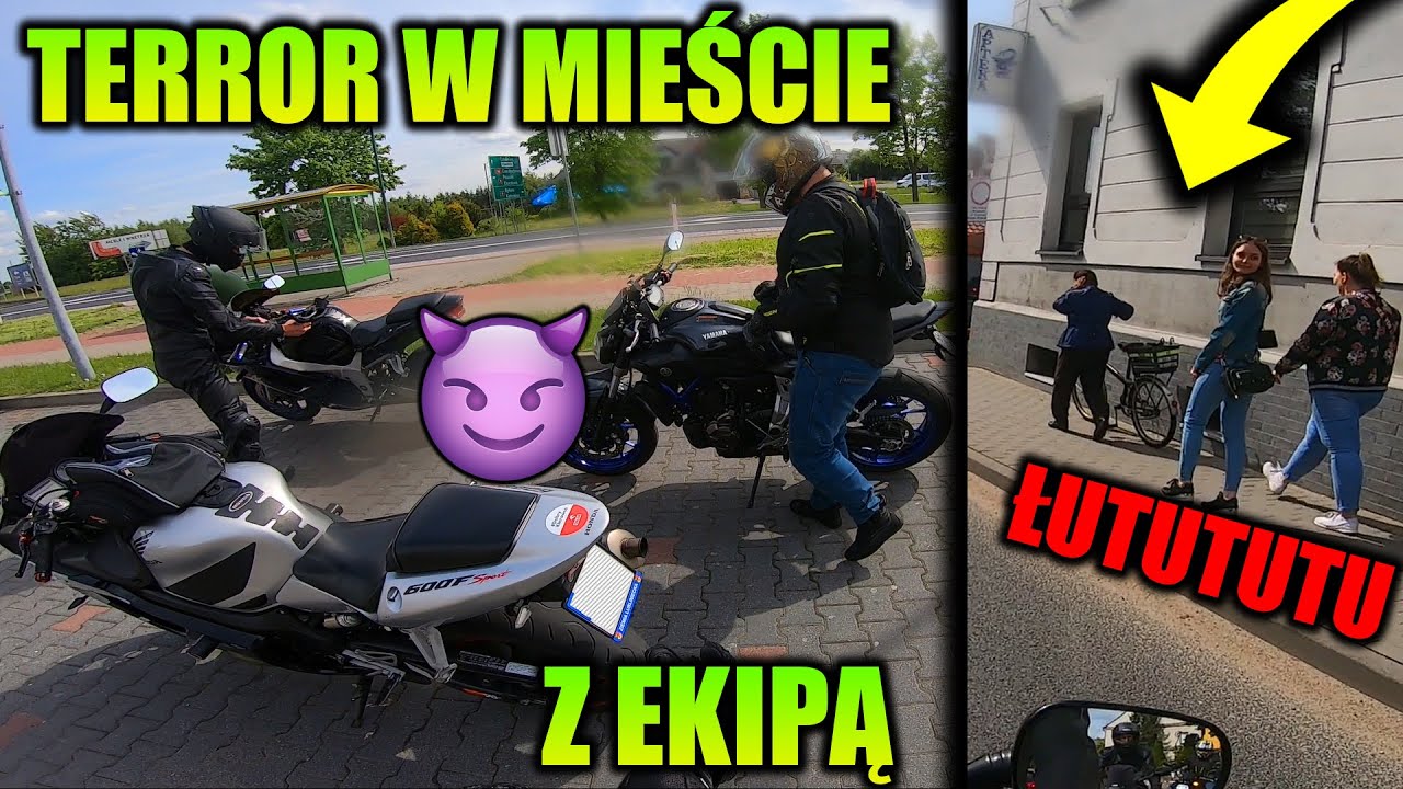 ROBIMY ŁUTUTUTU DLA DZIEWCZYN 🔥😈 | KAMIL I JEGO MT07 🏍 😱 cz.1
