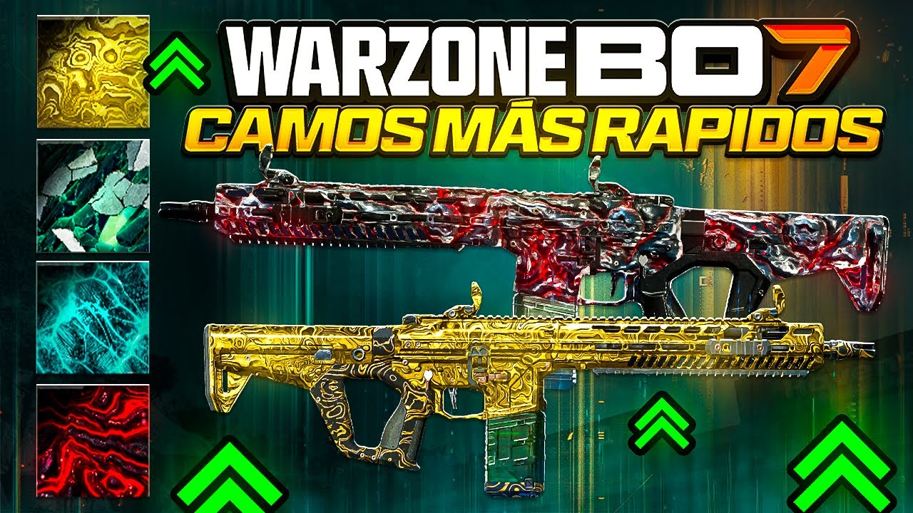 Como DESBLOQUEAR CAMUFLAJES MUY R&Aacute;PIDO En WARZONE | Gu&iacute;a Completa Camuflajes Warzone