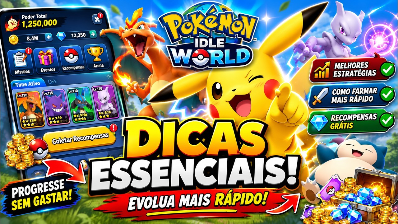 POKE IDLE WORLD - GUIA INICIANTE - UPANDO ODDISH PARA 150 + EM MENOS DE 24 HORAS.