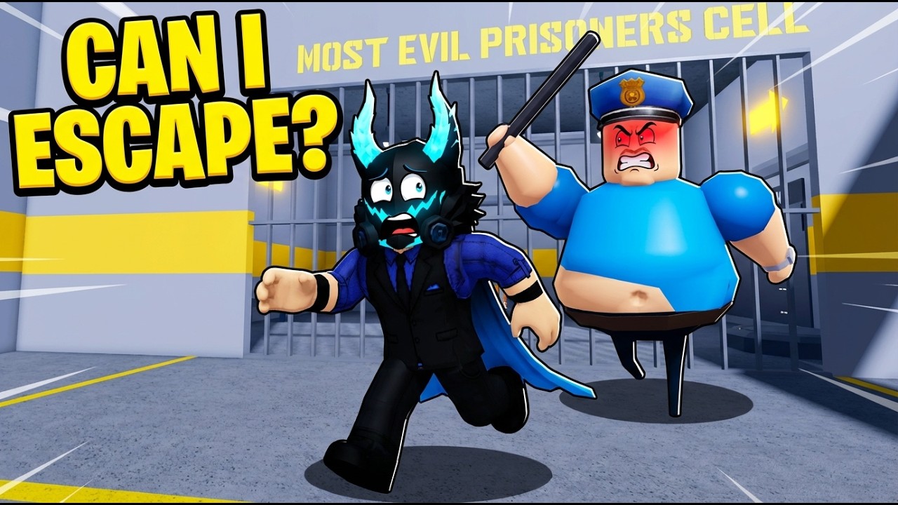 Can I Escape Barry's Prison on my FIRST Try? 😱 (Roblox No Commentary 4K)