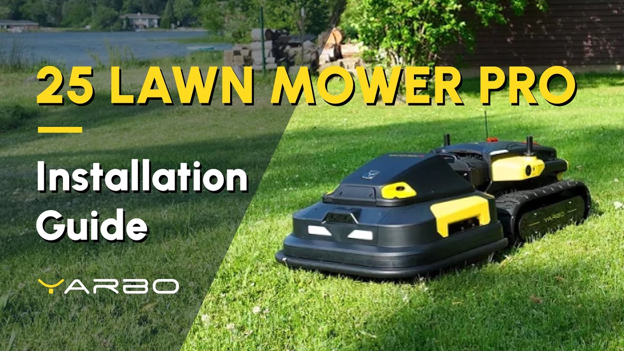 Пошаговое руководство: простая установка газонокосилки Yarbo Lawn Mower Pro