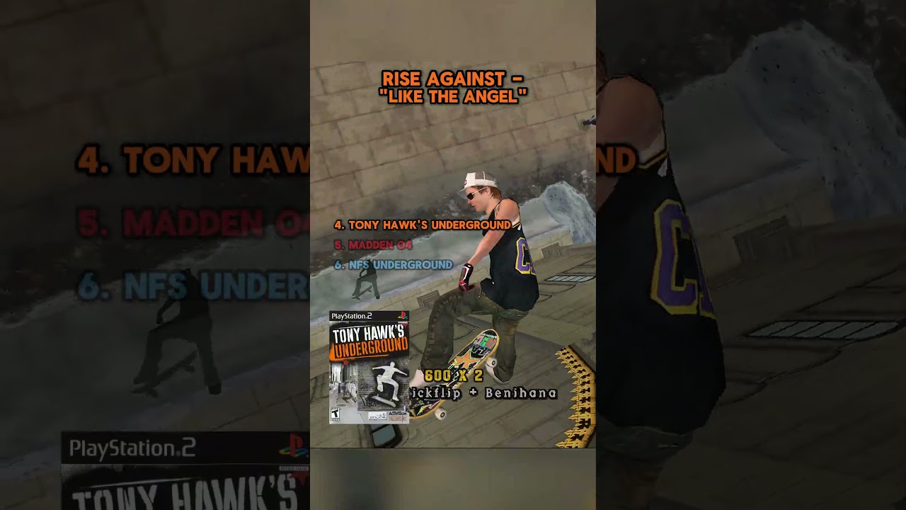 Top PS2 games from 2003 w/ the best soundtracks! #ps2 #ps2games #soundtrack #tonyhawk #nfsu