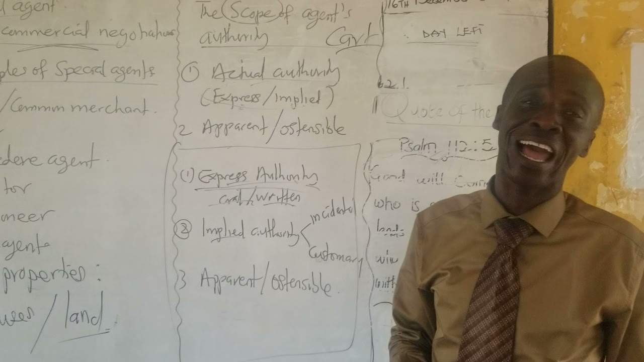 The Scope of Agents' Authority