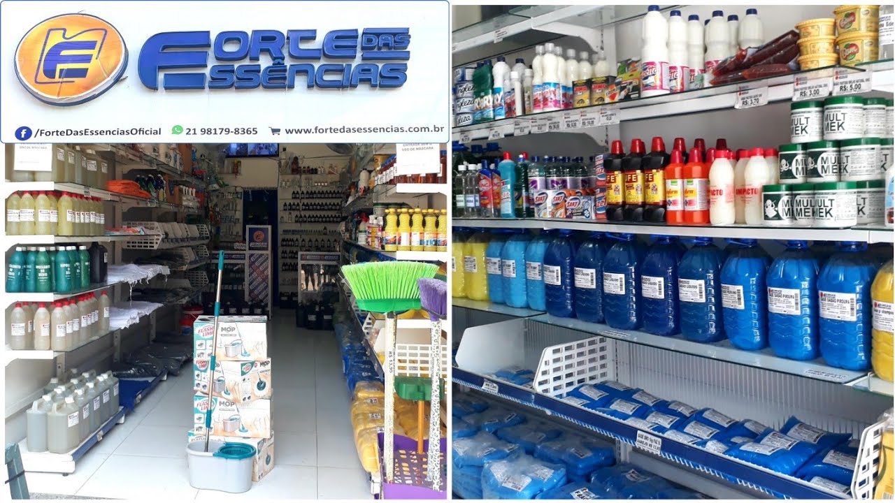 FORTE DAS ESSÊNCIAS/VARIEDADES DE PRODUTOS DE LIMPEZA EM GERAL