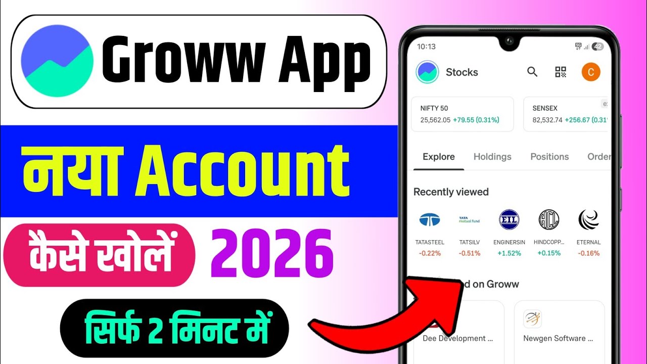 Groww App Account Kaise Banaye | How To Open Groww Demat Account | Groww Account Opening