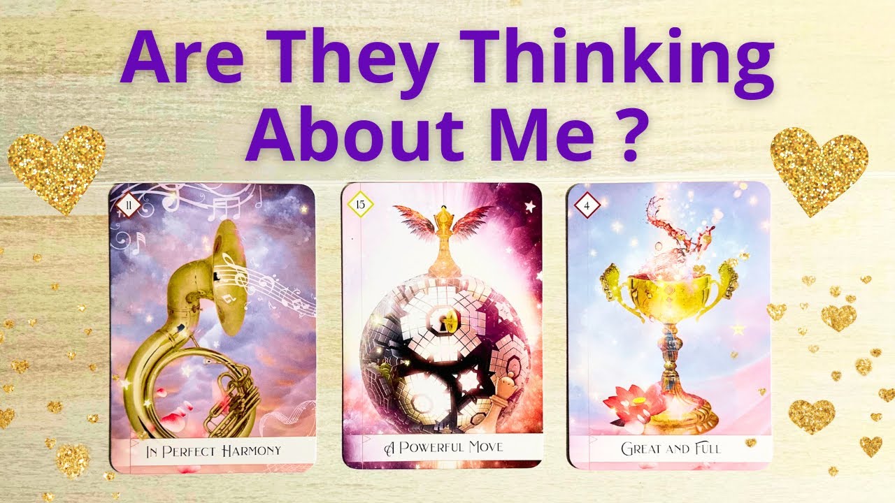 🌹ARE THEY THINKING OF YOU? WHAT ARE THEY THINKING ABOUT? 💌PICK A CARD 💝 LOVE TAROT READING